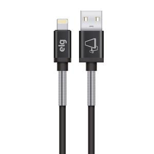 Cabo sincom recarga lightning mola 1,0m pt sp810bk - elg pedestais