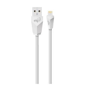 Cabo sincom recarga lightning 1,0m branco l810 - elg pedestais