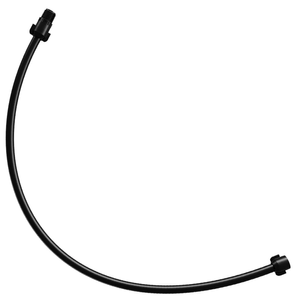 Engate flexível de pvc 1/2" 50cm preto - astra