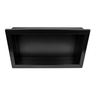 Nicho esculpido em pedra 37x67cm preto - venturi slate