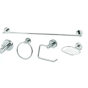 Kit 5pcs banheiro fit 3351 cromado -imperatriz
