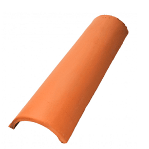 Telha colonial para beiral paulistinha 42x15,6cm - cerâmica havai