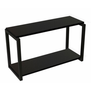 Nicho industrial 2 prateleiras 60x24cm preto - brasforma