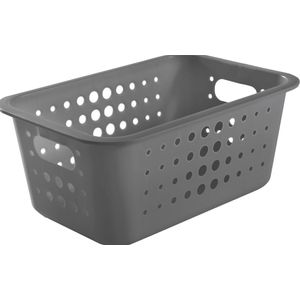 Cesta organizadora m 5lts chumbo - ou plásticos