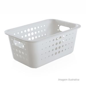 Cesta organizadora co430 branco - ou plásticos