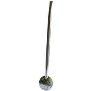 Bomba chimarrao chata 23cm c-101 inox - garibaldi