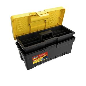 Caixa para ferramentas plastico com bandeja removivel e trava metálica 13 tramontina  ref:43408/118