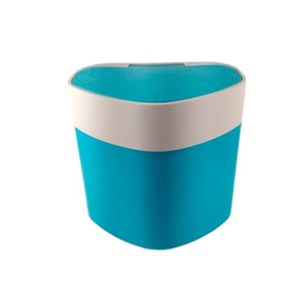 Lixeira plástica cozinha 5lts azul - prat-k