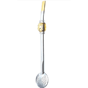 Bomba para chimarrão com anel 23cm cavalinho - garibaldi