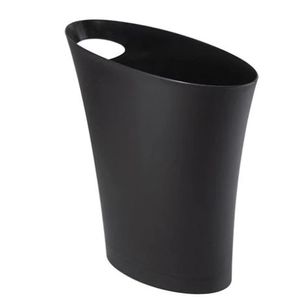Lixeira skinny preta 7.5litros - umbra