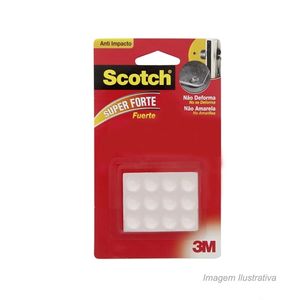 Protetor anti-impacto scotch redondo grande 16 unidades - 3m