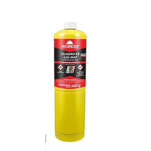 Cilindro de gás mapp pro 400g - worker
