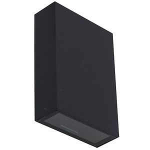 Arandela slim cube 4w 3000k bivolt preto - gaya
