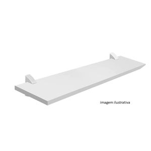 Prateleira em mdp 20x80cm me leve branco prat-k / ref.10250.030