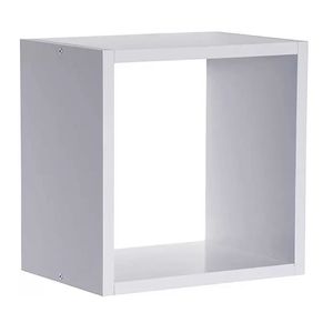 Nicho mdp simples 24,5x24,5cm me leve branco prat-k / ref.10280.528