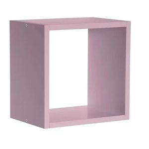 Nicho mdp kids simples 24,5x24,5cm  rosa quartz prat-k / ref.10271.528