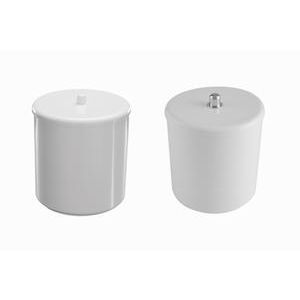 Lixeira com tampa branco - astra