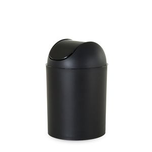 Lixeira tampa basculante 5lt preto - arthi