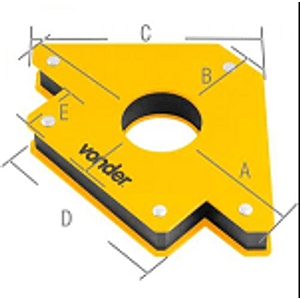 Esquadro magnetico 30kg para soldador - vonder