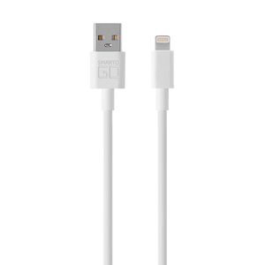 Cabo carregador smartogo lightning blindado 1,2mts branco - multilaser