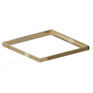 Porta grelha quadrado 150mm gold