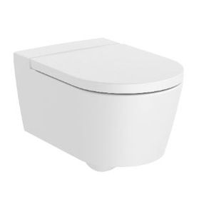 Bacia sanitária suspensa round branco matte - roca