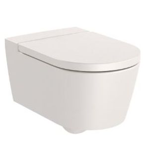 Bacia sanitária suspensa round beige - roca