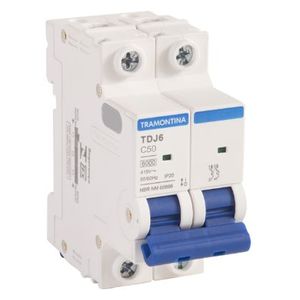 Disjuntor padrao 2x50 6ka tramontina
