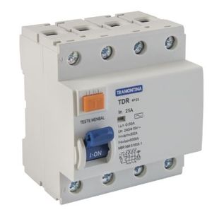 Interruptor tdr-25 4p 25 a 30ma 6ka - tramontina