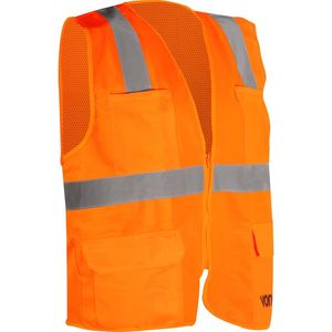 Colete refletivo com ziper cv108 - osten