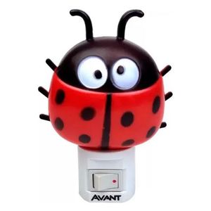 Luz noturna led joaninha 3000k 1w biv - avant
