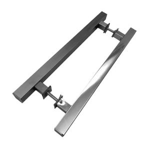 Puxador quadratto eco 75cm inox escovado - geris