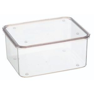 Organizador sempre seco cristal com tampa 2,7lt - arthi