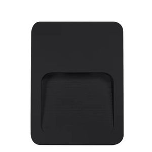 Balizador de led 9769 2w 3000k bivolt preto - gaya