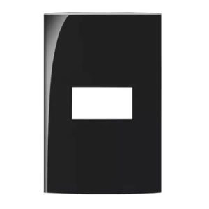 Placa 2x4 1 posto sleek ebony margirius