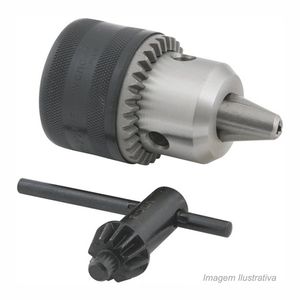 Mandril com chave 1/2 13mm - vonder