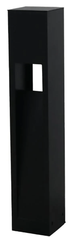 Balizador_flash_40cm_1_lampada_preto_micro__ideal_7933330