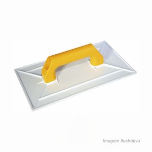 Desempenadeira plástica para grafiato 14x27cm - cortag