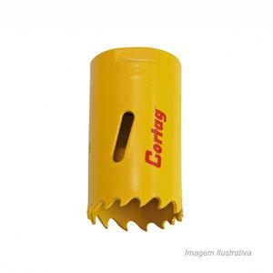 Serra copo aço rápido bimetálica de 33mm 1.5/16" - cortag