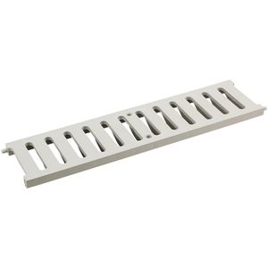 Grelha de piso veículos até 3 toneladas 13x50cm cinza - tigre