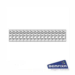 Placa de identificação 110volts de alumínio autoadesiva 3,5x1,5cm - bemfixa
