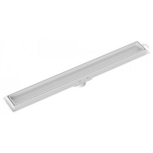 Ralo linear invisível 90cm branco - tigre