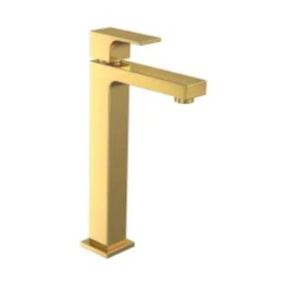 Torneira para lavatório unic de mesa bica alta gold  - deca