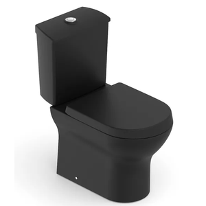 Kit bacia matte com caixa acoplada  nexo matte 79x66,5cm black  roca /ref.c343723009