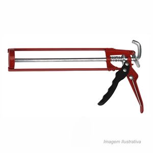 Aplicador Para Silicone Vermelho - NOVE54