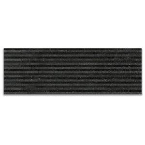 Revestimento retificado lithus giz black 30x90cm - roca