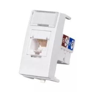 Módulo rj45 cat5e sleek branco margirius