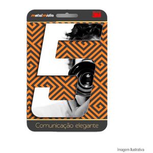 Numero para residência espelhado n.5 180mm prata escovada - metalmidia