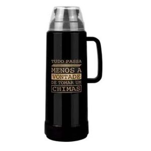 Garrafa Térmica use Farroupilha Preta 1,0L - MOR
