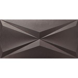 Porcelanato retificado metalizado cubic steel iron 30x60cm - roca